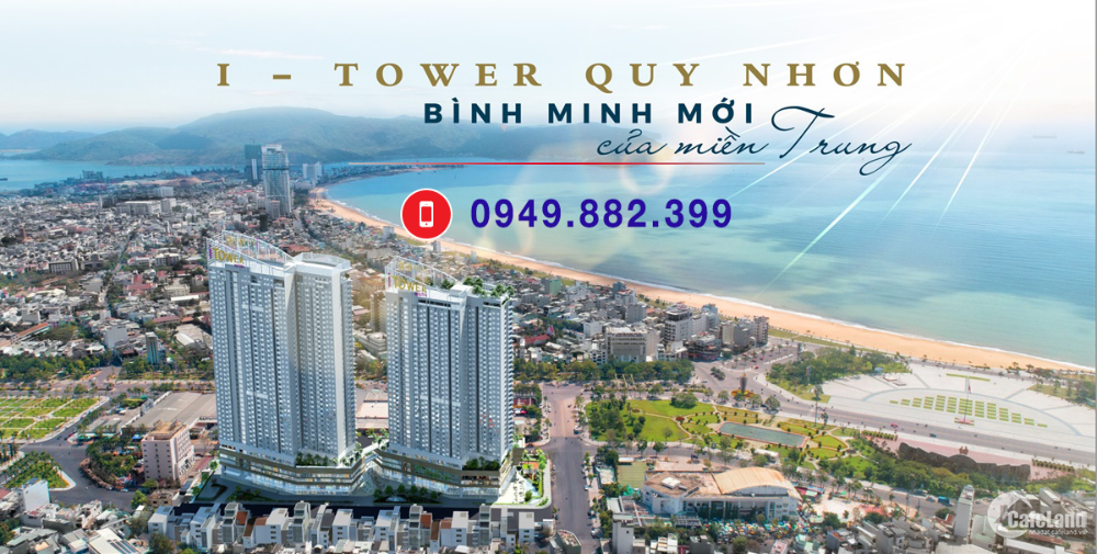 Nhận cọc giữ chỗ chọn căn đẹp dự án căn hộ cao cấp I Tower Quy Nhơn , 28 Lê Duẩn