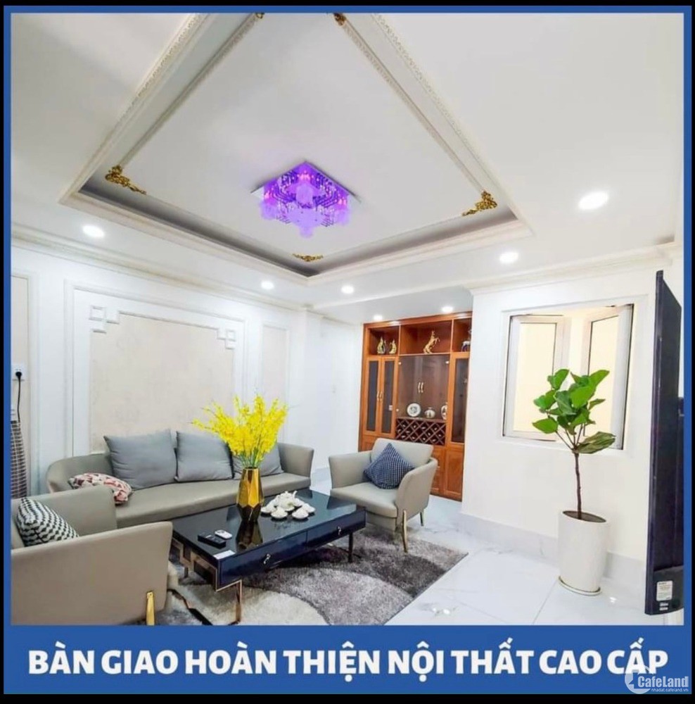 Nhà phố siêu cấp 2 MT quận Bình Tân 1T3L đẹp đẽ 4X13