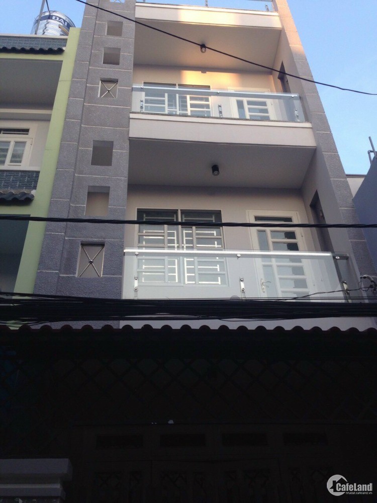 Nhà đẹp 4 tầng 100m2 đường nhựa 8m, Lê Văn Quới , Bình Tân, giá 4tỷ8.