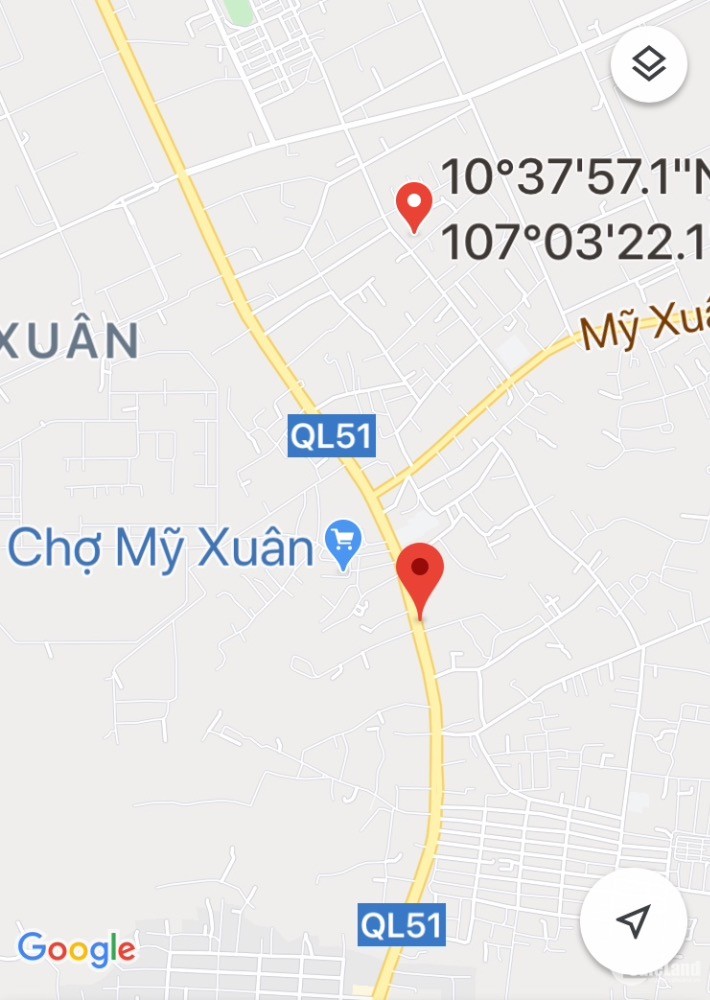 Đất Bà Rịa Vũng Tàu - Xã Mỹ Xuân, Huyện Tân Thành (Giá: 7,5 tỷ)