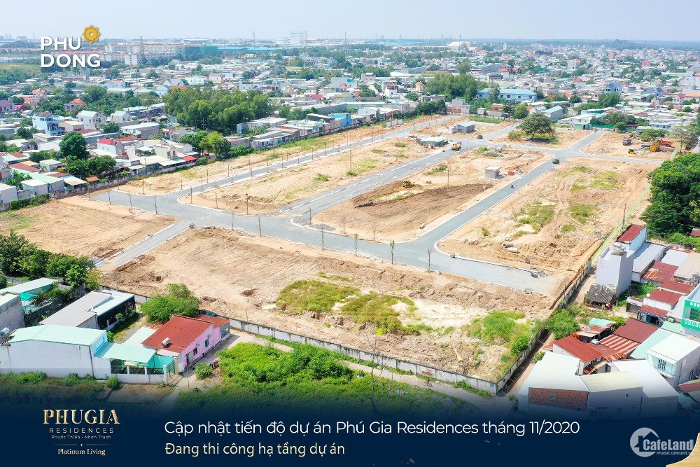Dự án Phú Gia Residences Nhơn Trạch, Kdc cùm bao, tiện ích nội khu giá 3t/căn
