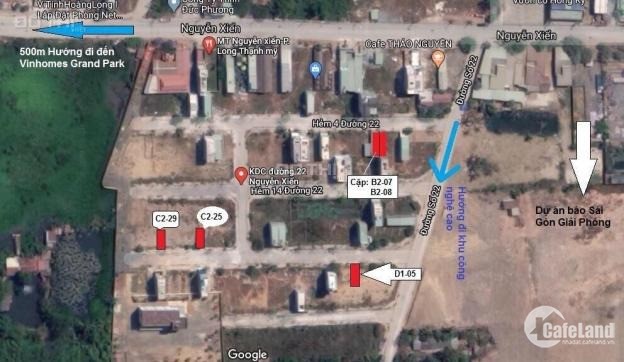 Khu dân cư Đường 22, Nguyễn Xiển, Long Thạnh Mỹ, Quận 9,DT 64m2/giá bán 2.190 tỷ