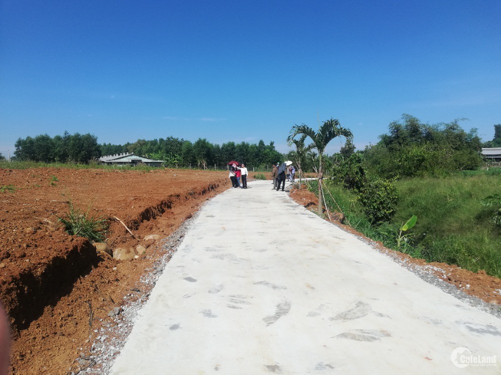 Đất sổ hồng 139-189tr/100m2 mặt tiền đường bê tông, gần KCN Bầu Xéo