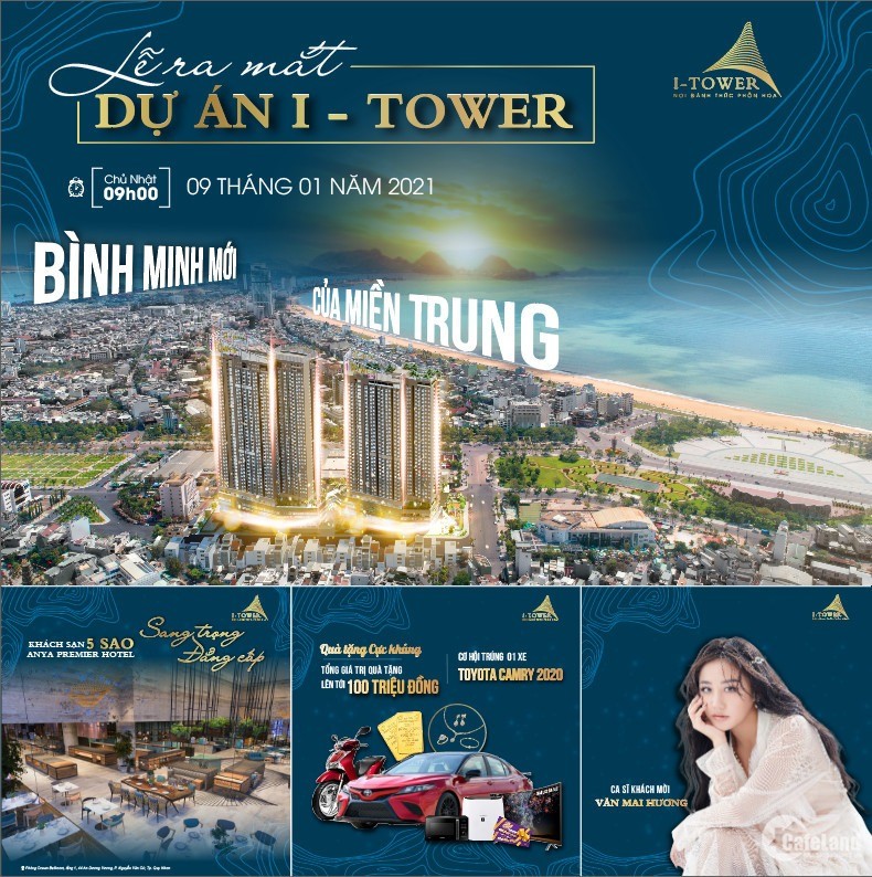 Cần bán căn hộ - TP Quy Nhơn- Bình Định -36Tr/m2- Căn hộ view biển – I tower