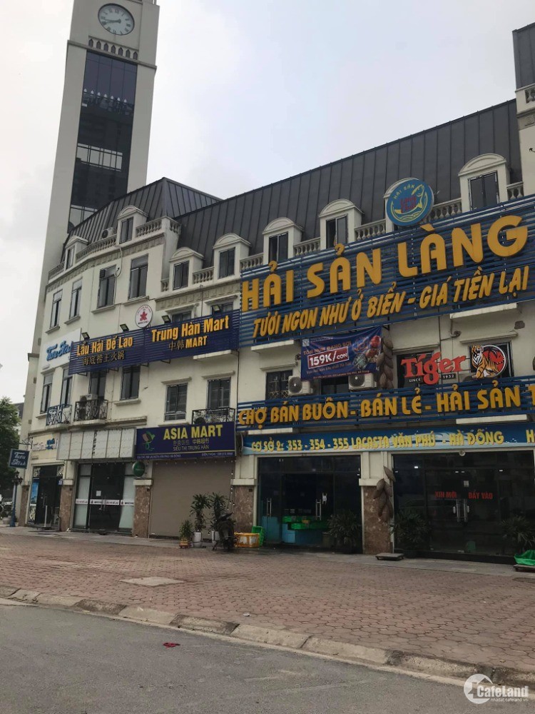 Bán nhà LK Lacasta Văn Phú, 86m², 5T, MT20m, giá 15.2 tỷ, Lô Góc, Kinh Doanh.