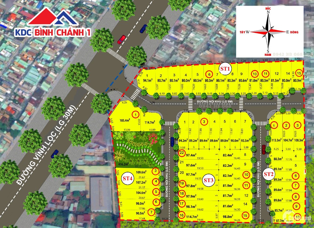 Bán đất SDR đường Vĩnh Lộc, huyện Bình Chánh, thổ cư đẹp khu dân cư hiện hữu