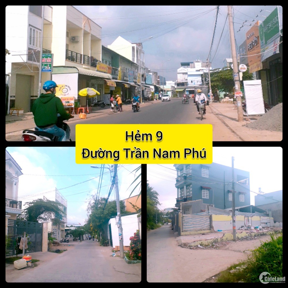 Bán Cặp Nền Góc Hẻm 9 Lộ 6m - Đường Trần Nam Phú (Lộ Ngân Hàng)