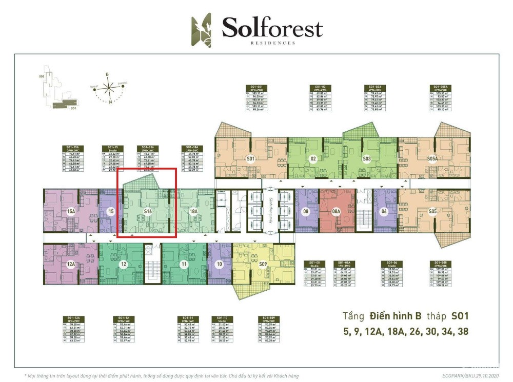 E chính chủ bán căn hộ căn góc tại: Dự án Solforest Ecopark căn hộ sân vườn