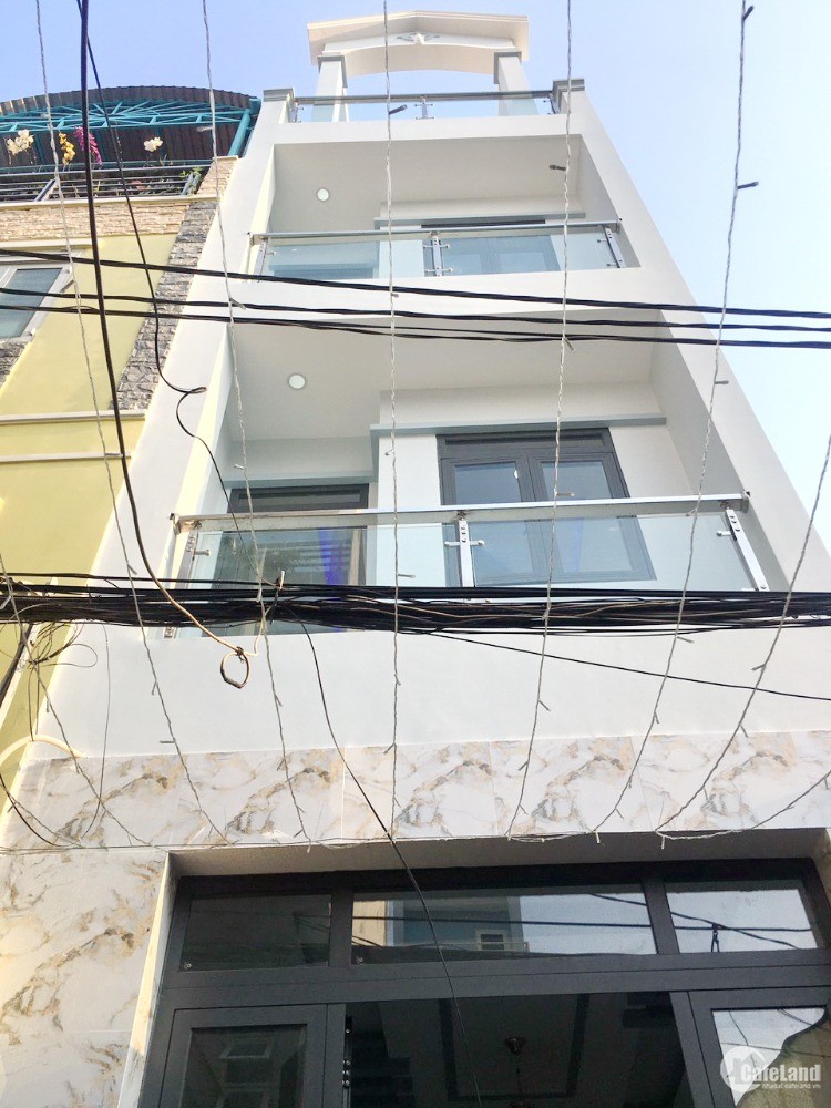 Bán nhà mới 2 lầu hẻm 4m gần MT đường Hưng Phú Phường 10 Quận 8