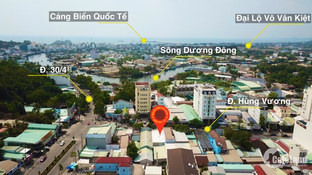 Bán mảnh đất mặt tiền đường Hùng Vương TP Phú Quốc