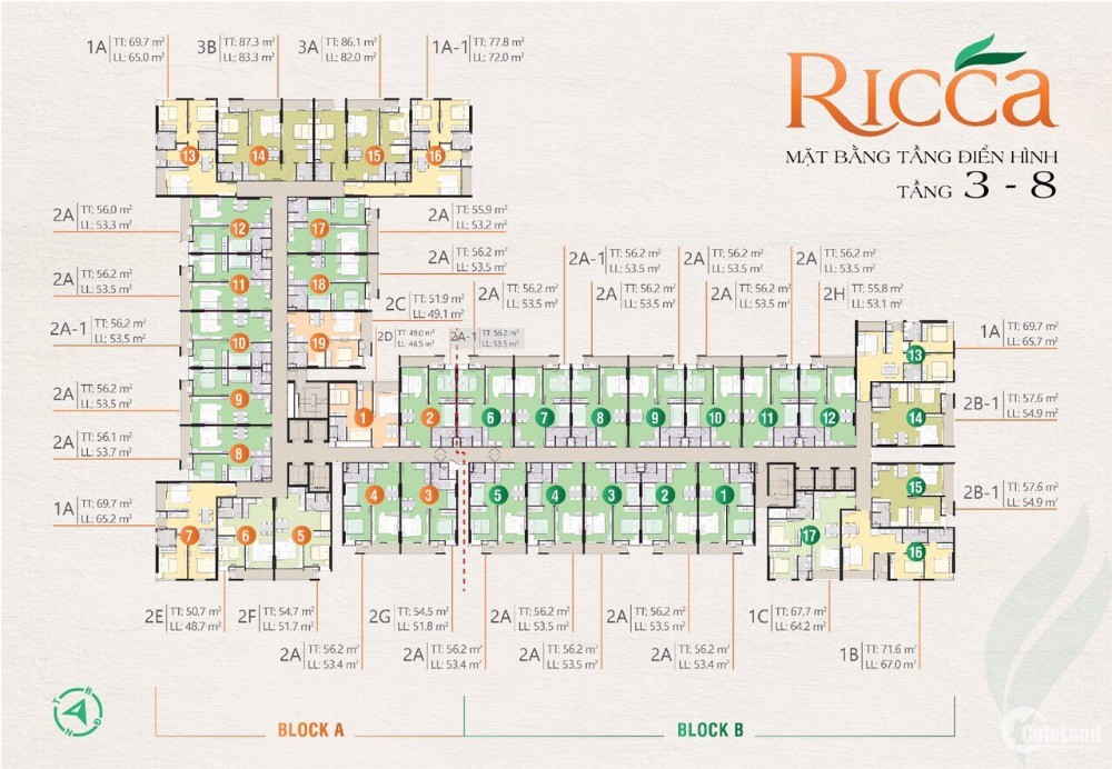 Giỏ hàng những căn đẹp giá tốt dự án Ricca Q9