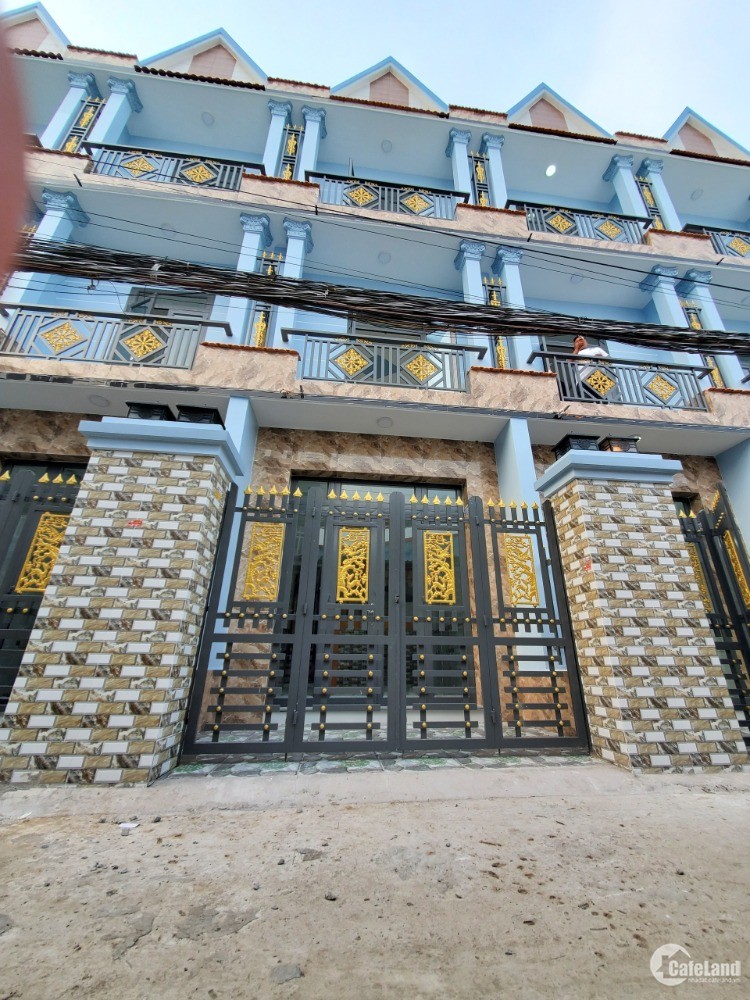 Bán nhà phố xây sẵn đã hoàn thiện tại Bình Chánh, giá 800 tr vào ở ngay.