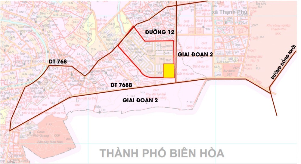 Bán đất gần kề Tp.Biên Hòa thổ cử 100%