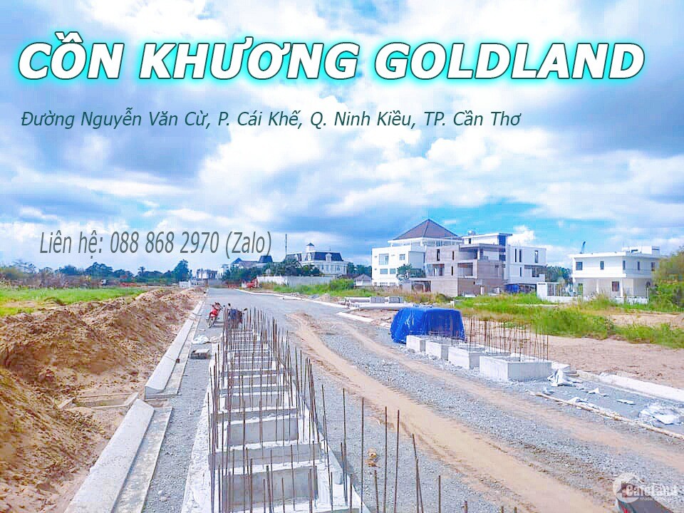 Khu đô thị mới Cồn Khương Goldland 100m2 Chỉ 2,1 tỷ