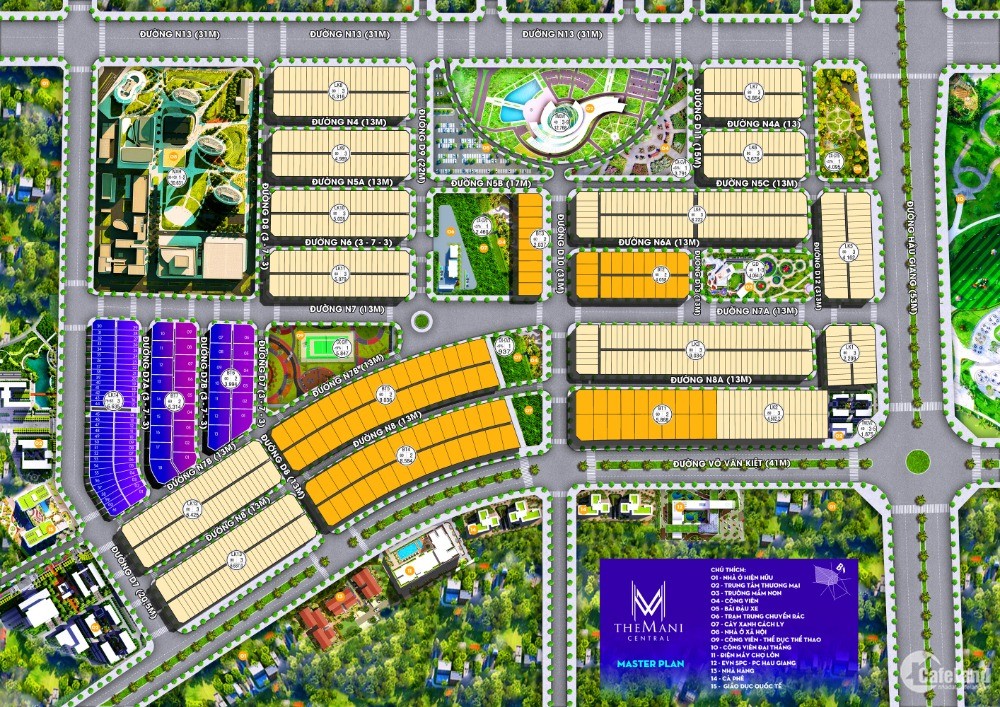 Đất Nền Thành Phố Nam Cần Thơ  The Mani Central (DDI)