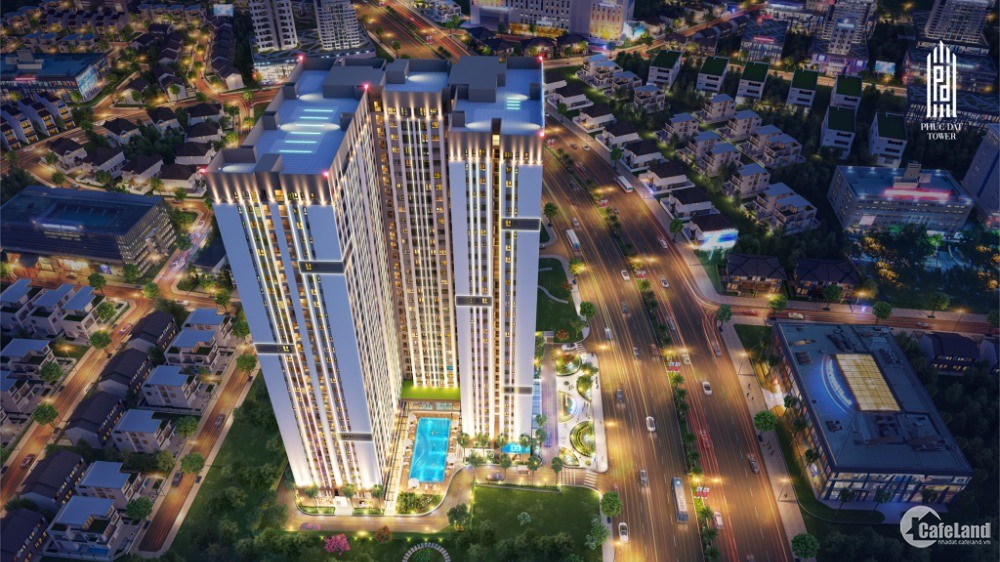 600tr sở hữu căn hộ Phúc Đạt Tower 2PN mặt tiền Phạm Văn Đồng nối dài.