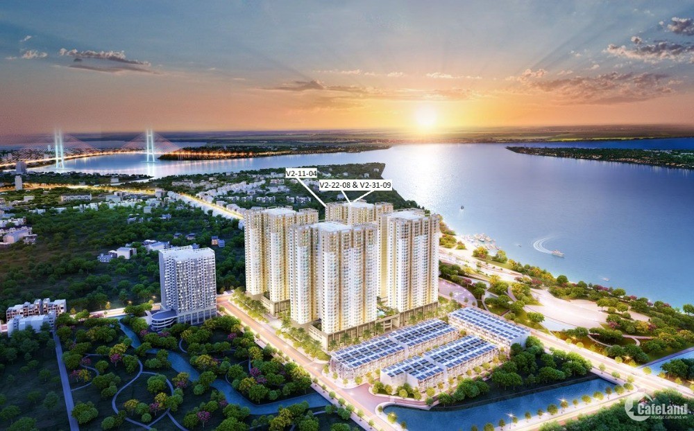Q7 Sài Gòn Riverside liền kề PMH giá 1,9 tỷ, 2022 nhận nhà, ven sông Sài Gòn