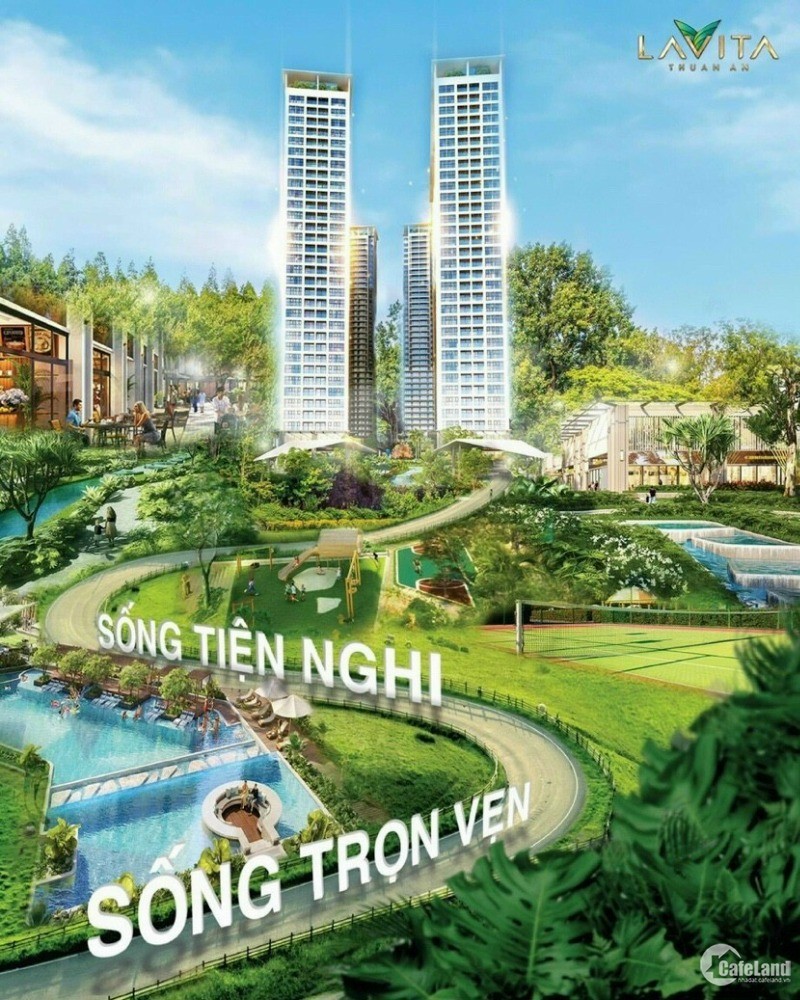 Thanh toán 30% nhận nhà- chỉ từ 480 triệu cho căn hộ resort Lavita Thuận An 70m2