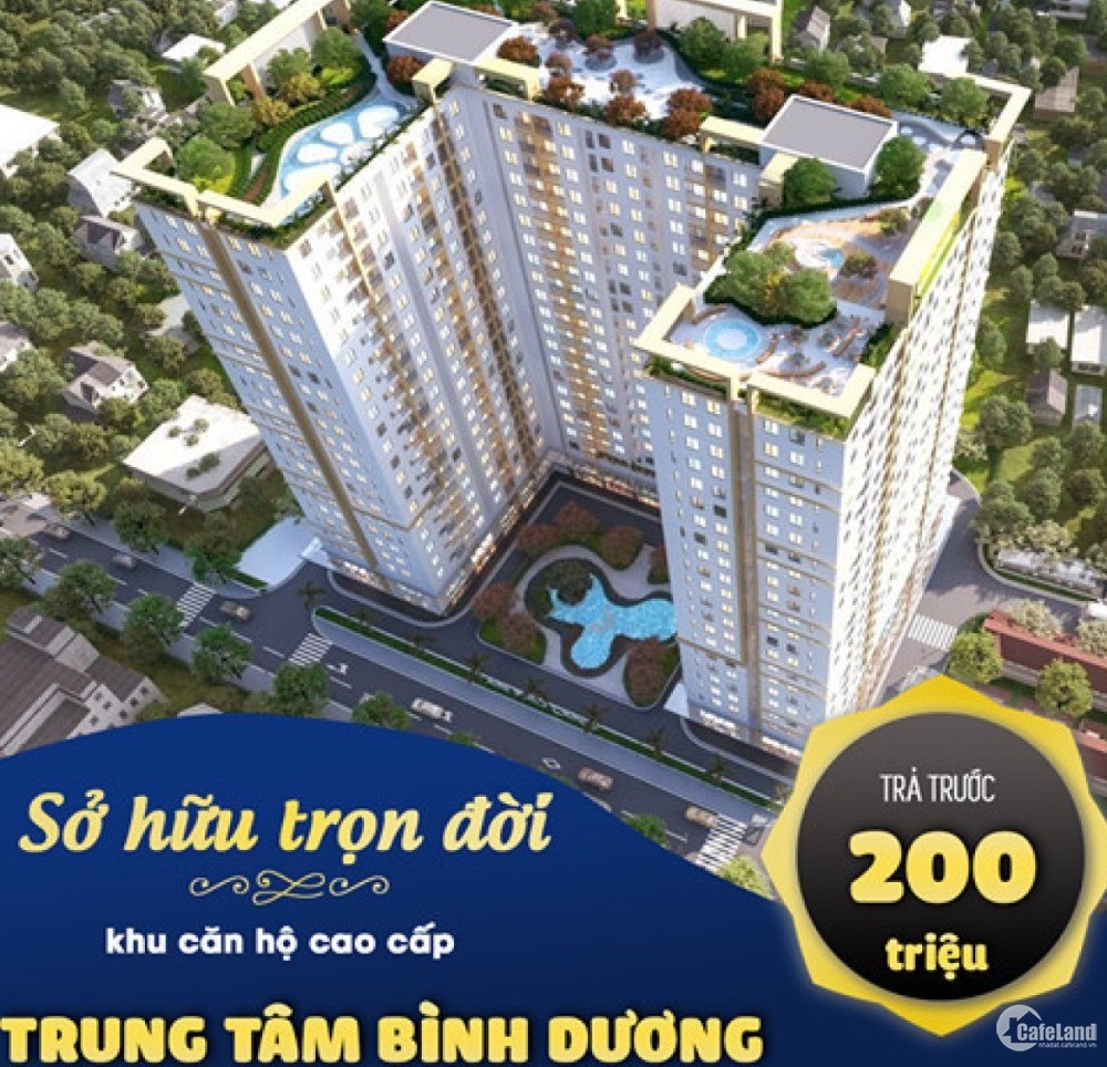 Sản phẩm lợi nhuận gấp 2 sau 1 năm chỉ với 200 triệu từ Đất Xanh, Thuận An