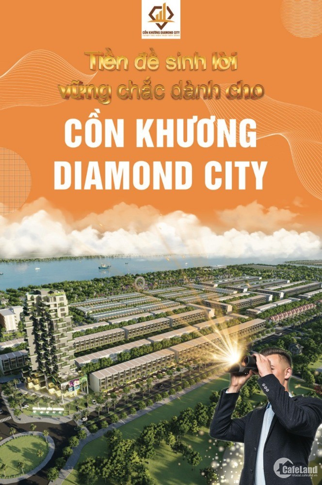 Khu Biệt Thự Diamond Cồn Khương, Nhà Phố 1 Trệt 2 Lầu - Ninh Kiều - Cần Thơ