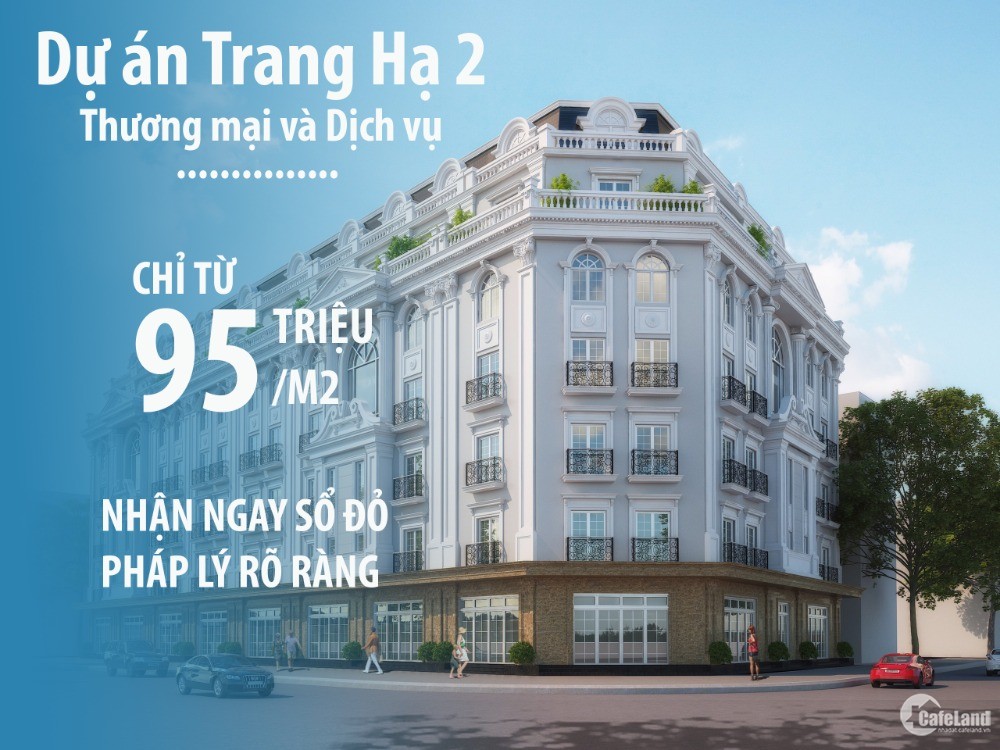 Nhà Mặt Phố lô góc 2 mặt tiền Nguyễn Văn Cừ - Trung tâm Đồng Kỵ Từ Sơn DT 275.9