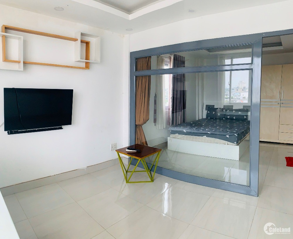 Cho thuê căn hộ full nội thất 1 phòng ngủ gần cầu Nguyễn Văn Cừ quận 8