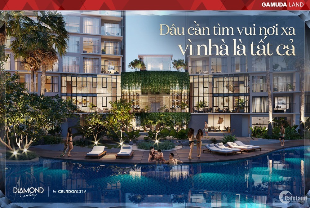 Diamond Centery dự án Celadon City - Tận hưởng phong cách sống Resort tại gia