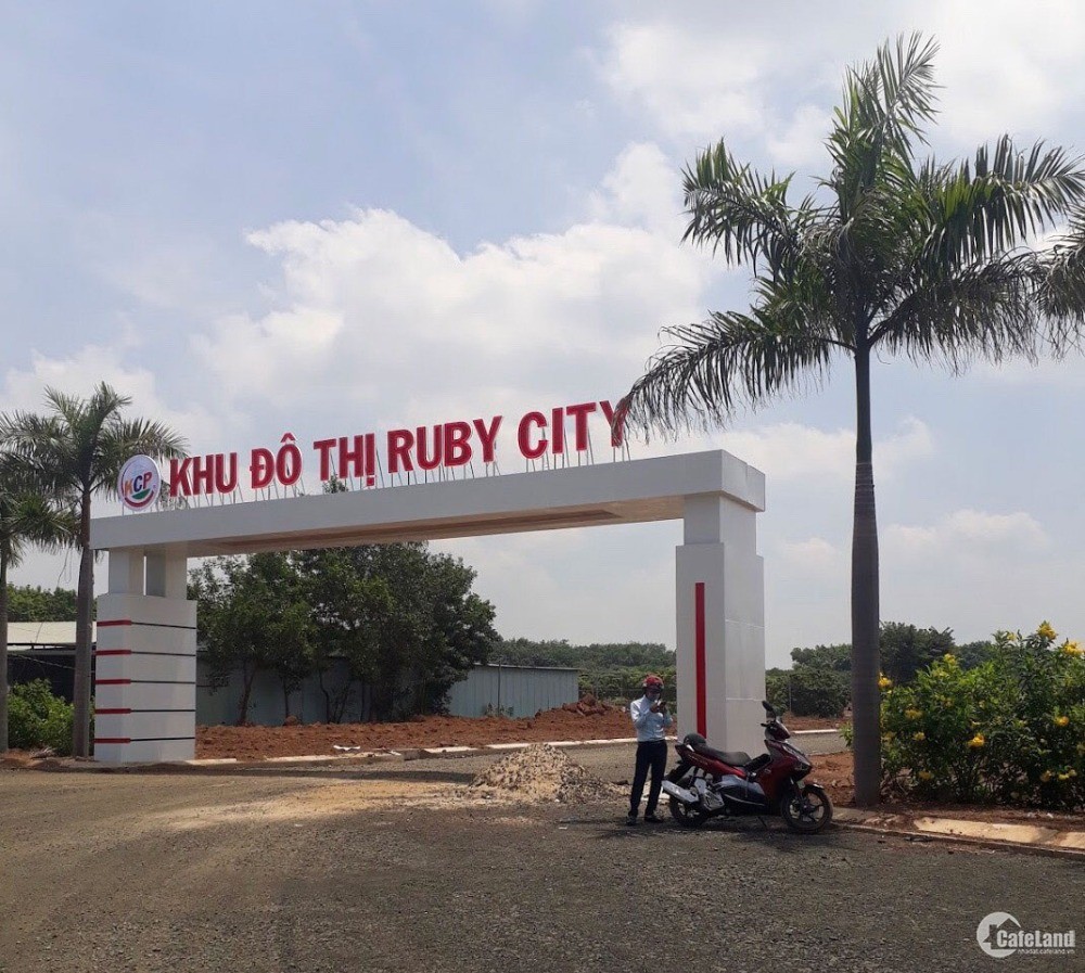 Nhận giữ chỗ 5 suất nội bộ mặt tiền đầu tien đẹp nhất dự án Ruby City Bình Phước
