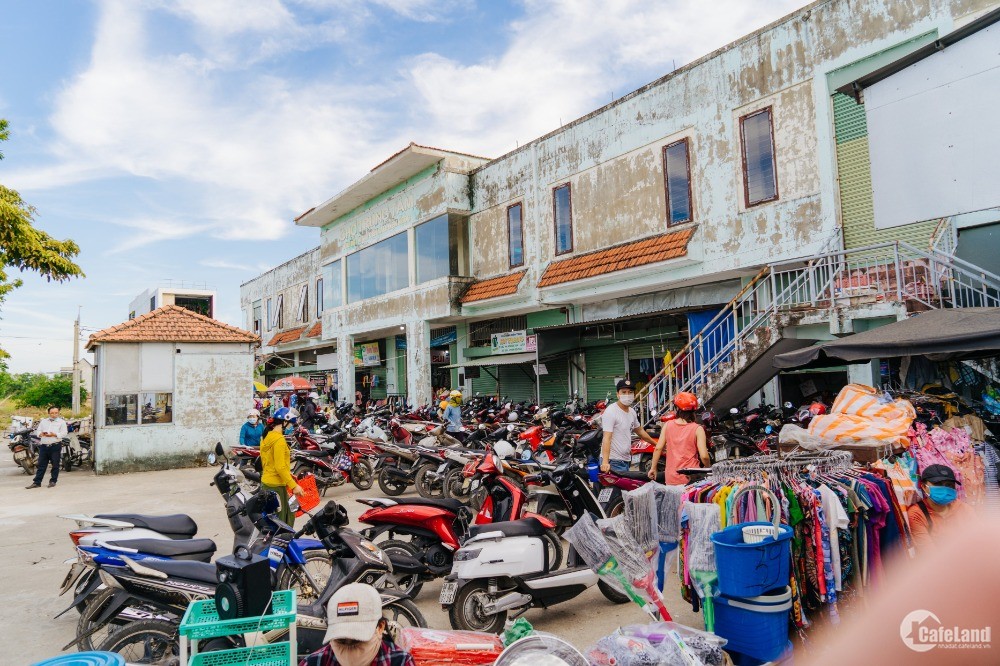 Chợ đông đúc Điện Nam Trung đã có sổ đỏ thanh toán 15 tháng