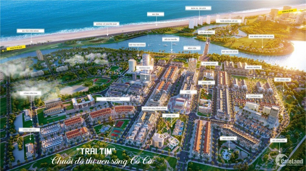 Đất nền ven biển Đà nẵng, cạnh Cocobay giá chỉ từ 1.x ty/lô