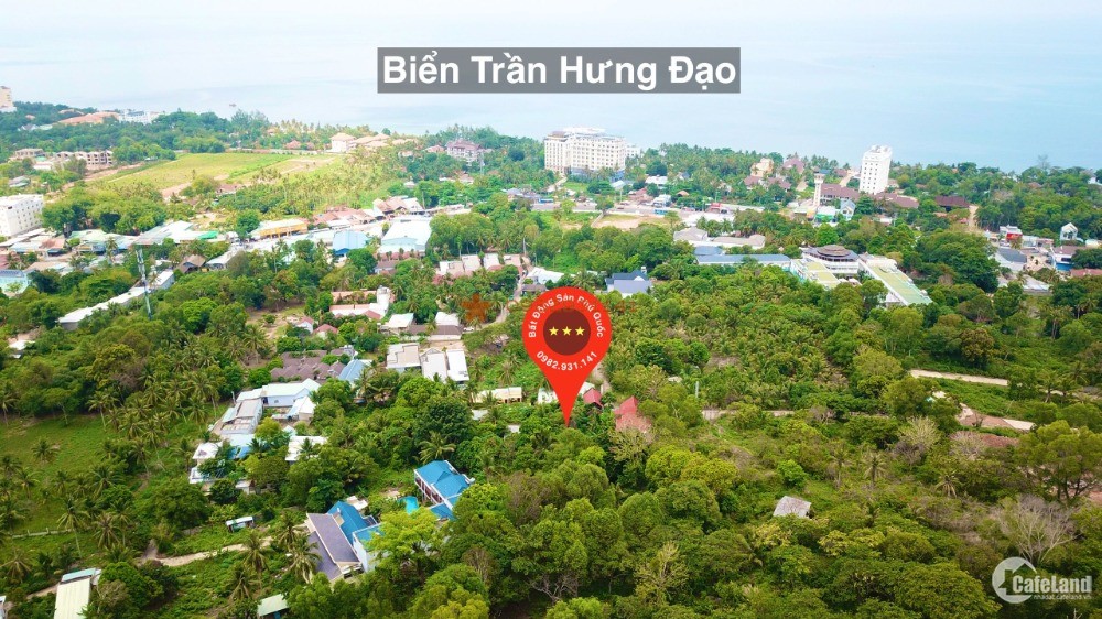 Cần bán mảnh đất phía núi cao xây khách sạn tại Trần Hưng Đạo TP Phú Quốc