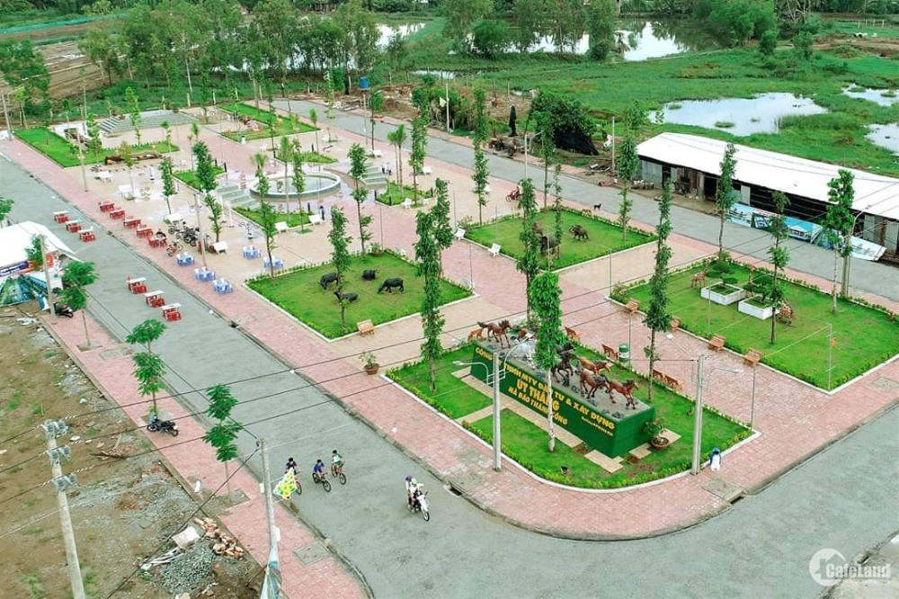 Bán đất nền mặt tiền chợ mới Thạnh Phú