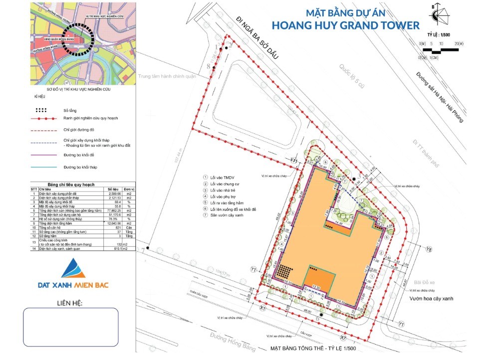 Chung cư Hoàng Huy Sở Dầu 63m2 tầng 15