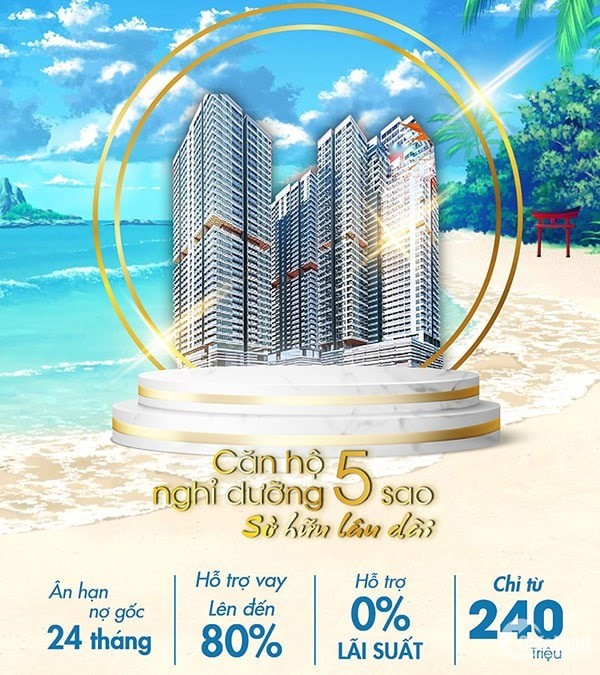 Đón sóng Căn Hộ Nghĩ Dưỡng Biển Takashi Ocean Suite Phong Cách Nhật Hàng Đầu