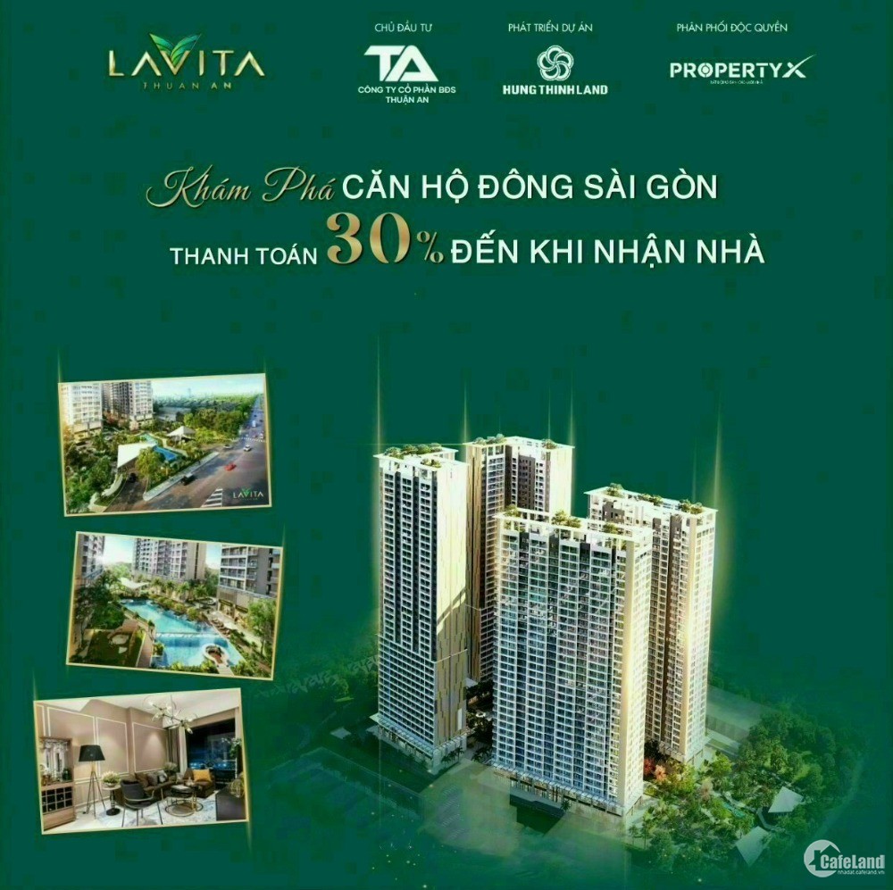 Căn hộ Lavita Thuận An chuẩn resort chỉ thanh toán 30% và ân hạn gốc lãi 24 thá