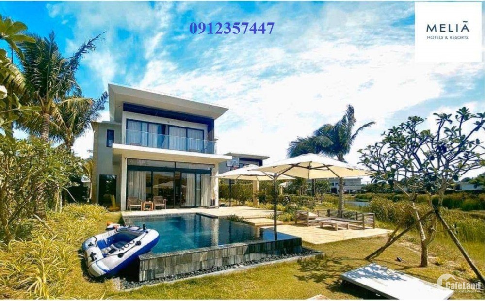 Chính chủ bán căn Beach Villa 3PN Melia Hồ Tràm full nội thất 5*. LH 0912357447