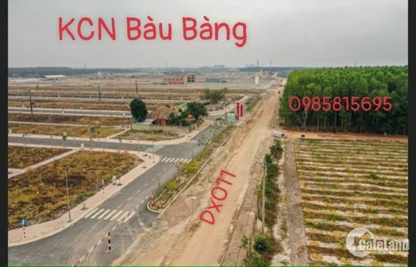 Bán đất KCN Bàu Bàng 700 triệu/ 90m2, gần trung tâm hành chính huyện Bàu Bàng