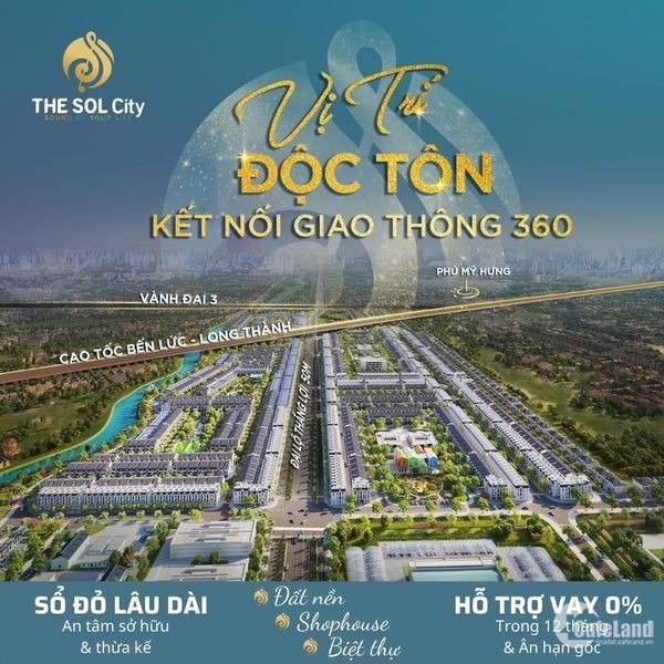 Đất Nền khu Đô Thị Vệ Tinh The Sol City Nam Sài Gòn