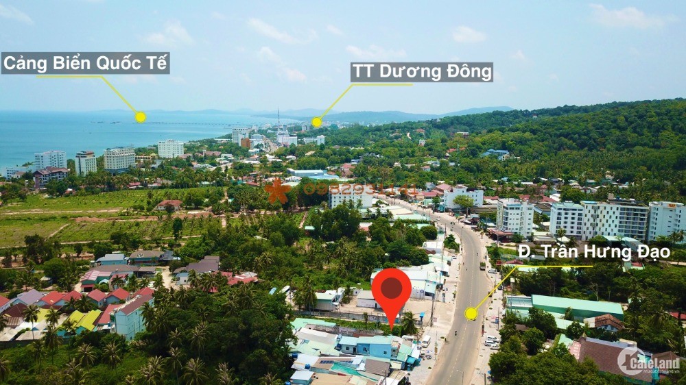 Bán mảnh đất 588m 2 mặt tiền đường Trần Hưng Đạo Thành Phố Phú Quốc