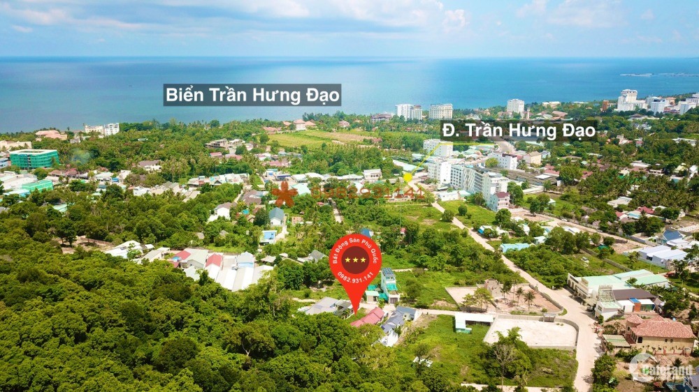 Cần bán mảnh đất xây bungalow hướng biển tại Trần Hưng Đạo TP Phú Quốc