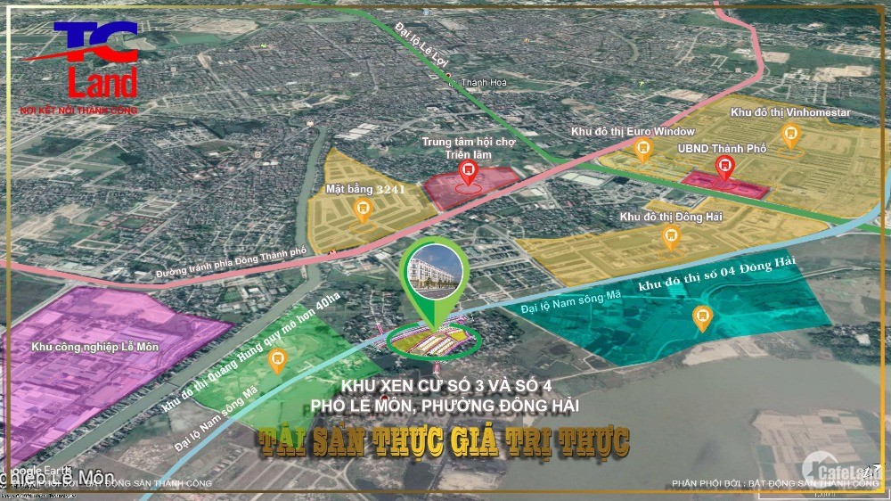 Khu đô thị mới xen cư Đông Hải MBQH 1643 Thành phố Thanh Hóa