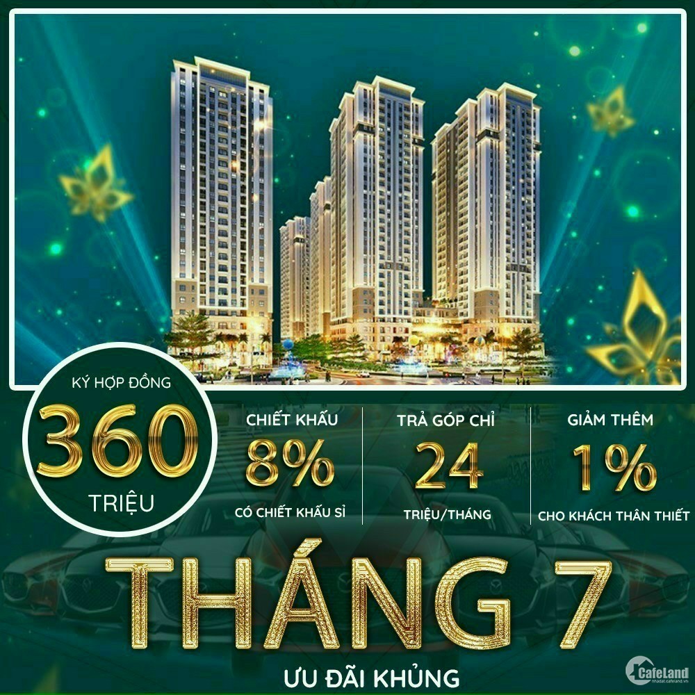 Cặn hộ cao cấp TP Biên Hoà, 73m2 chỉ 2,3 tỷ, Thanh toán 1% tháng, CK 8%/ giá bán