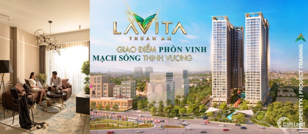Mở bán Shophouse dự án Lavita Thuận An, giá 56tr/m, Chiết khấu 4%,hướng Đông Nam