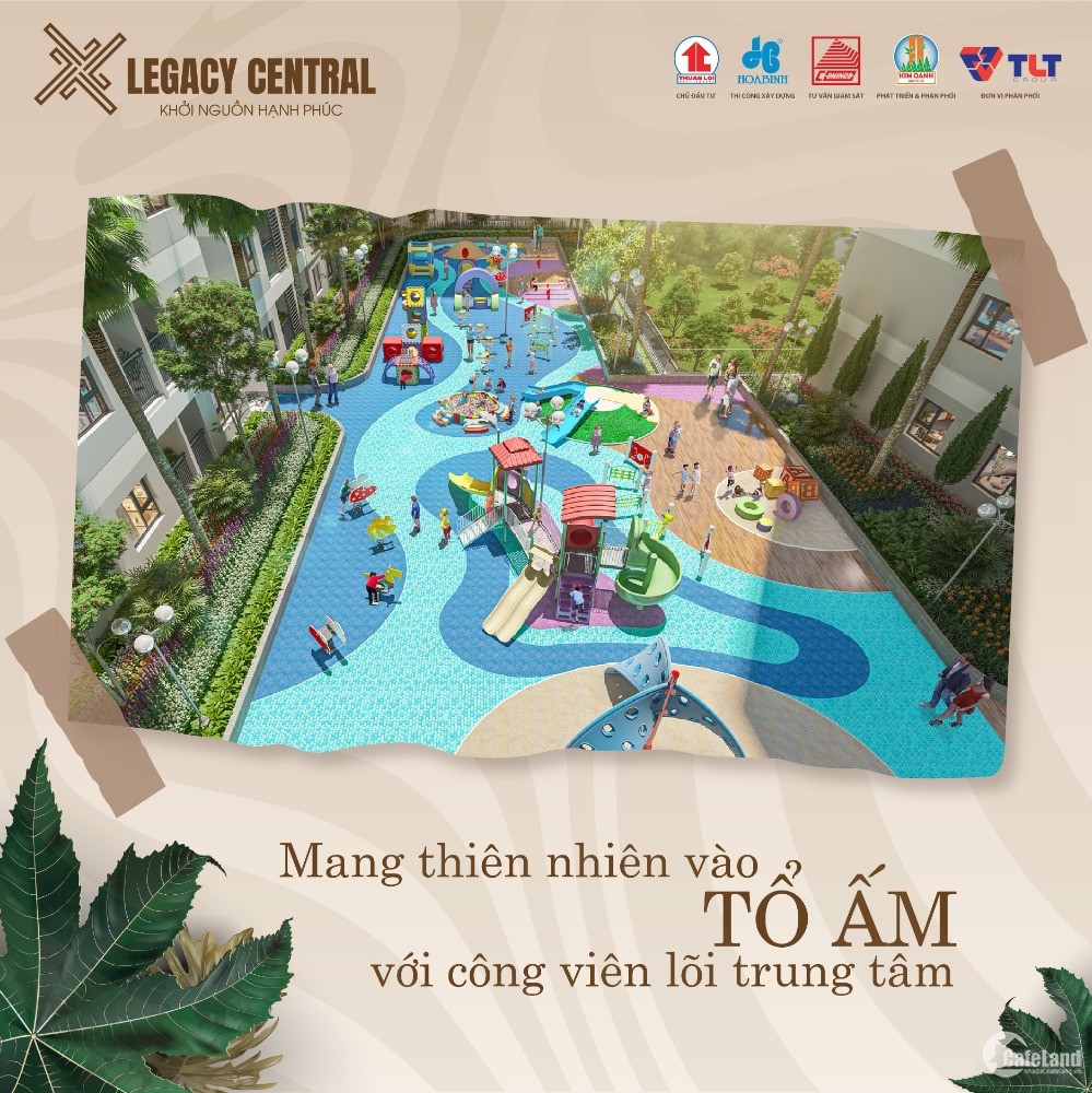 Căn hộ Legacy Central - Thanh toán 225 triệu nhận ngay CK đến 15%