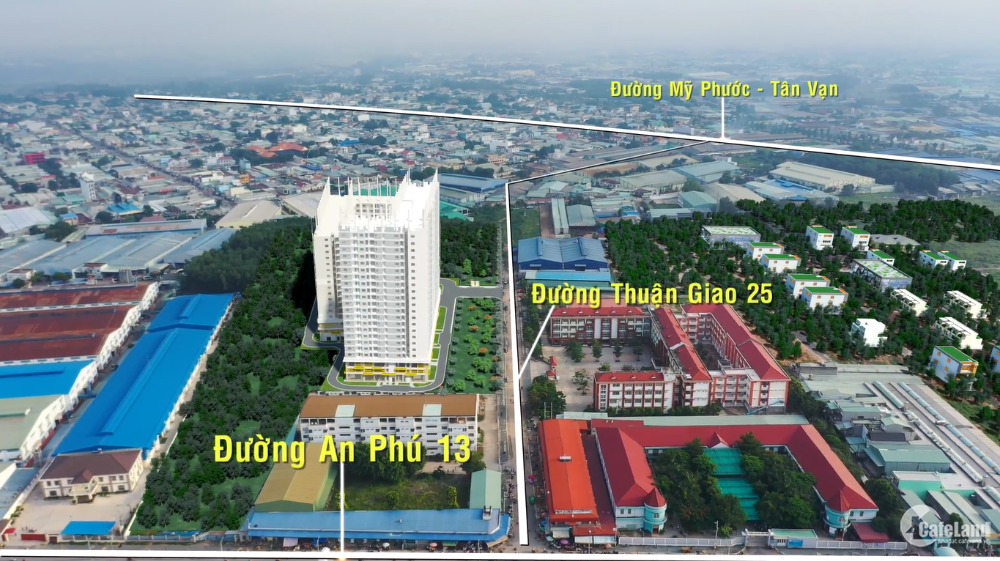 Booking căn hộ rẻ nhất Thuận An, Chỉ TT 225 Triệu sở hữu căn hộ Full Nội Thất