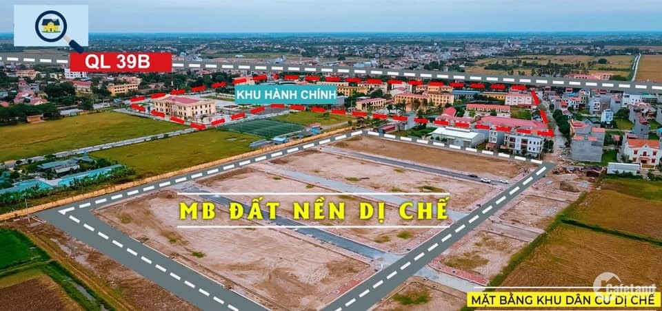 Đất Nền Dị Chế - Tiên Lữ - Hưng Yên ** Sổ đỏ trao tay ** Sinh lời ngay lập tức !