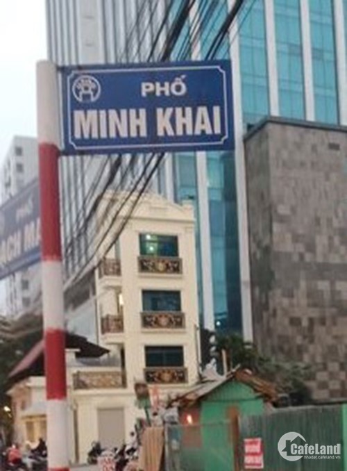 Nhà phố Minh Khai 98m, mt 6.5m, ô tô tránh, vào nhà, 10 tỷ