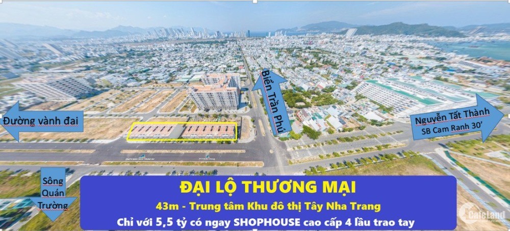 Bán nhà VCN Phước Long 2: Phố thương mại quy mô bậc nhất Thành phố Nha Trang.