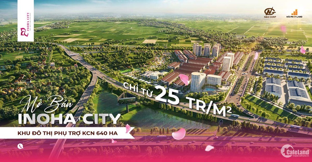 dự án inoha city phú xuyên, sở hữu giá đất thị xã hộ khẩu thủ đô,số lượng có hạn