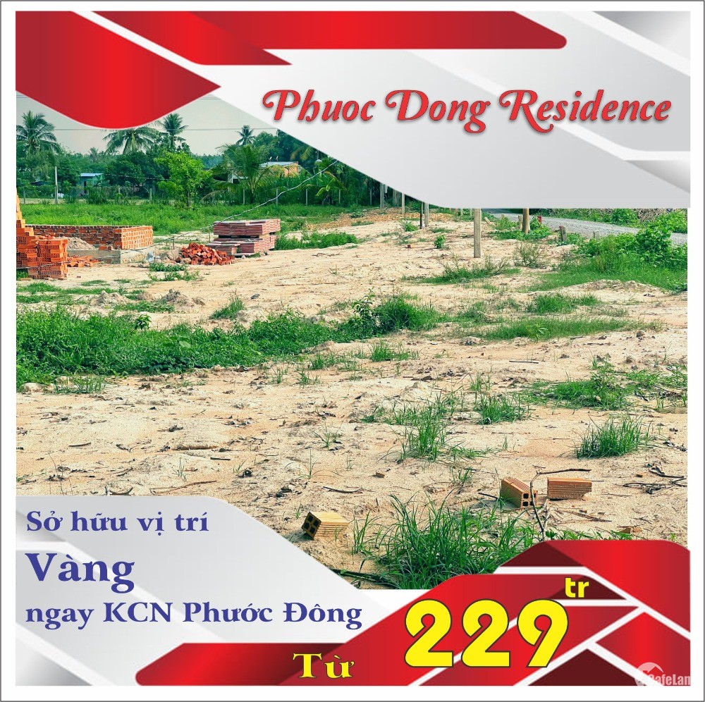 Đất gần KCN Phước Đông _Thị Trấn Gò Dầu_ Tây Ninh